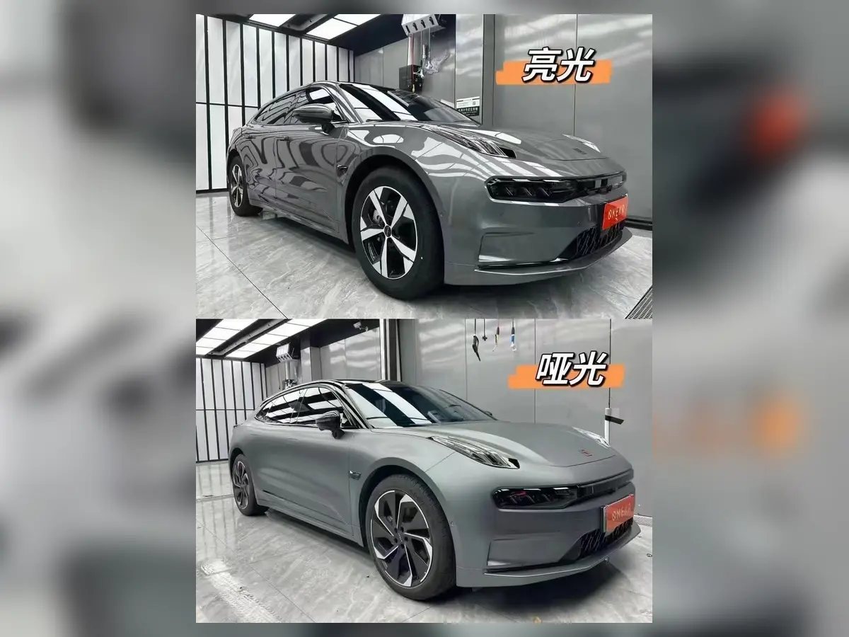 车身改色亮光与哑光效果
